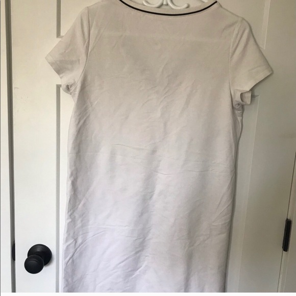 Tennis-sport white cotton size L dress - Picture 3 of 4